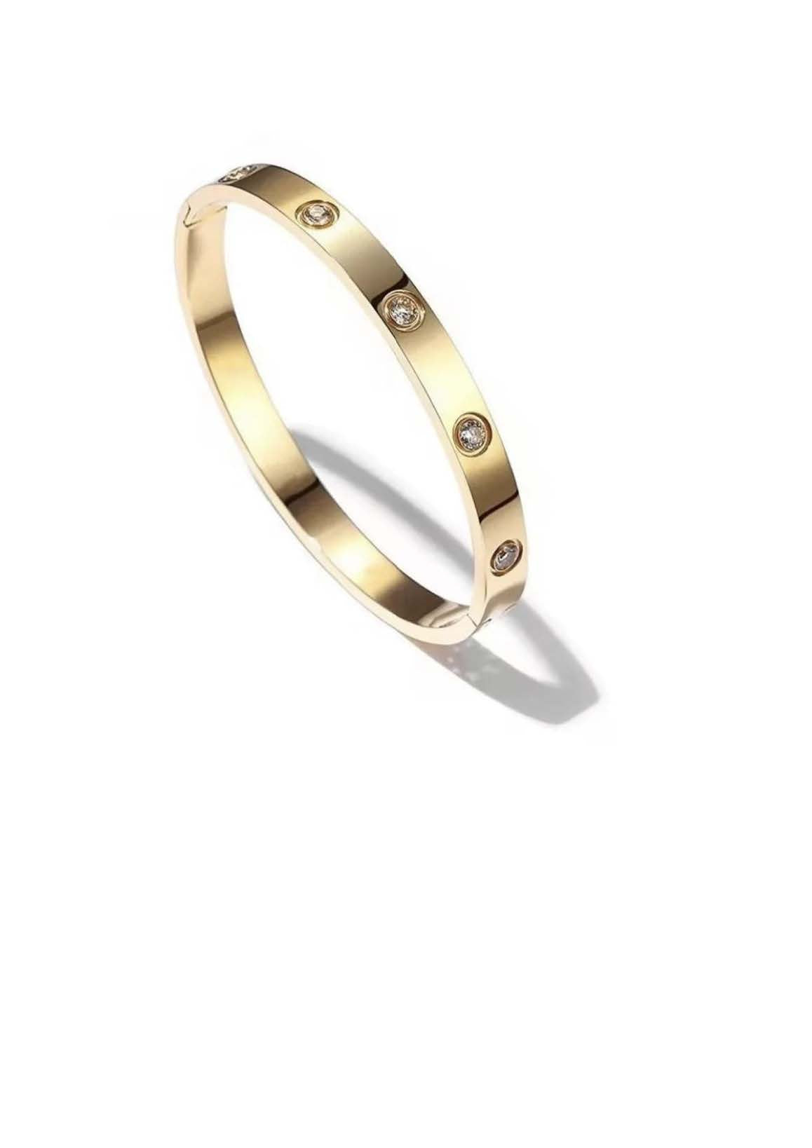 Diamond & Screw Bracelet