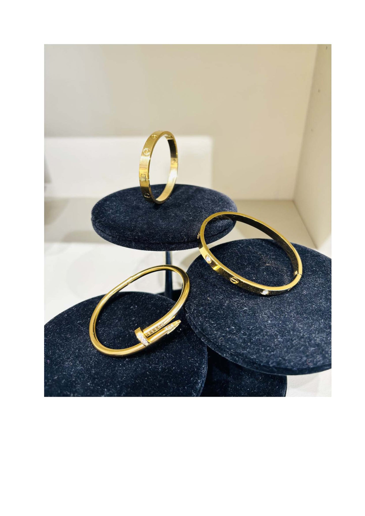 Diamond & Screw Bracelet