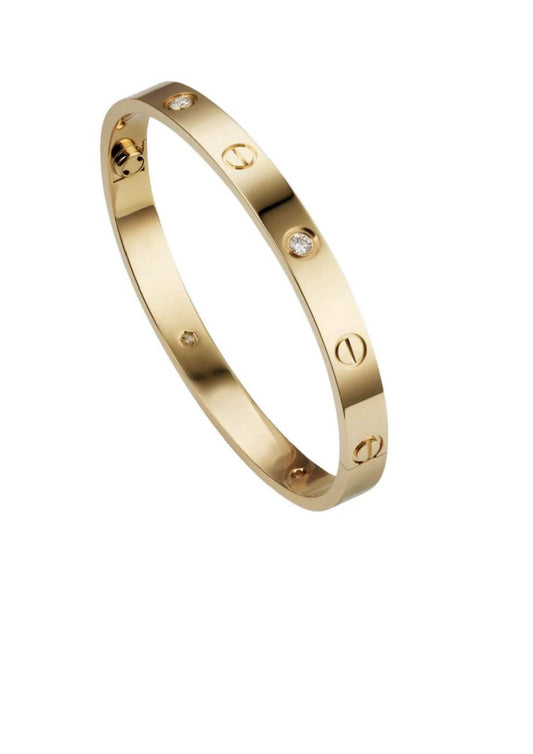 Diamond & Screw Bracelet