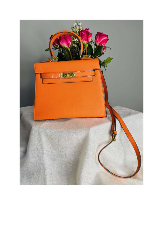Orange H. bag